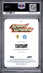 Topps Charles Leclerc 22/25 Logofractor 1975 Speed Wheels Orange #75-SF 2025 Chrome Formula 1 Logofractor PSA 10
