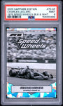 Topps Charles Leclerc 09/15 Sapphire 1975 Speed Wheels Black & White #75-SF 2025 Chrome Formula 1 Sapphire PSA 9