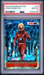 Topps Lewis Hamilton On The Move Sapphire #191 2025 Chrome Formula 1 Sapphire PSA 10