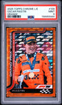 Topps Oscar Piastri 22/25 Logofractor Orange #109 2025 Chrome Formula 1 Logofractor PSA 9