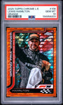 Topps Lewis Hamilton 20/25 Logofractor Orange # 1062025 Chrome Formula 1 Logofractor PSA 10