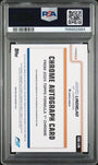 Topps Arvid Lindblad Chrome Autograph #CAC-LIN 2025 Chrome Formula 1 PSA 9
