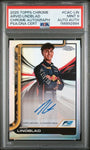 Topps Arvid Lindblad Chrome Autograph #CAC-LIN 2025 Chrome Formula 1 PSA 9