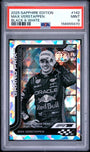 Topps Max Verstappen 10/20 Sapphire Black & White #142 2025 Chrome Formula 1 Sapphire PSA 9