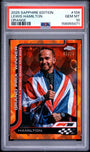 Topps Lewis Hamilton 02/25 Sapphire Orange #104 2025 Chrome Formula 1 Sapphire PSA 10