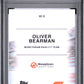 Topps Oliver Bearman 34/75 Yellow Helmet Collection HC-8 2025 Chrome Formula 1 Logofractor PSA 9