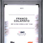 Topps Franco Colapinto 29/50 Logofractor Helmet Collection Gold #HC-9 2025 Chrome Formula 1 Logofractor PSA 10
