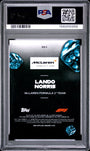 Topps Lando Norris 24/25 Sapphire Ace Of Trades Orange #SCA-4 2025 Chrome Formula 1 Sapphire PSA 9
