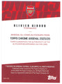 Topps Olivier Giroud Arsenal All Stars Autograph 46/49 AA-OG Chrome Arsenal 2025/26