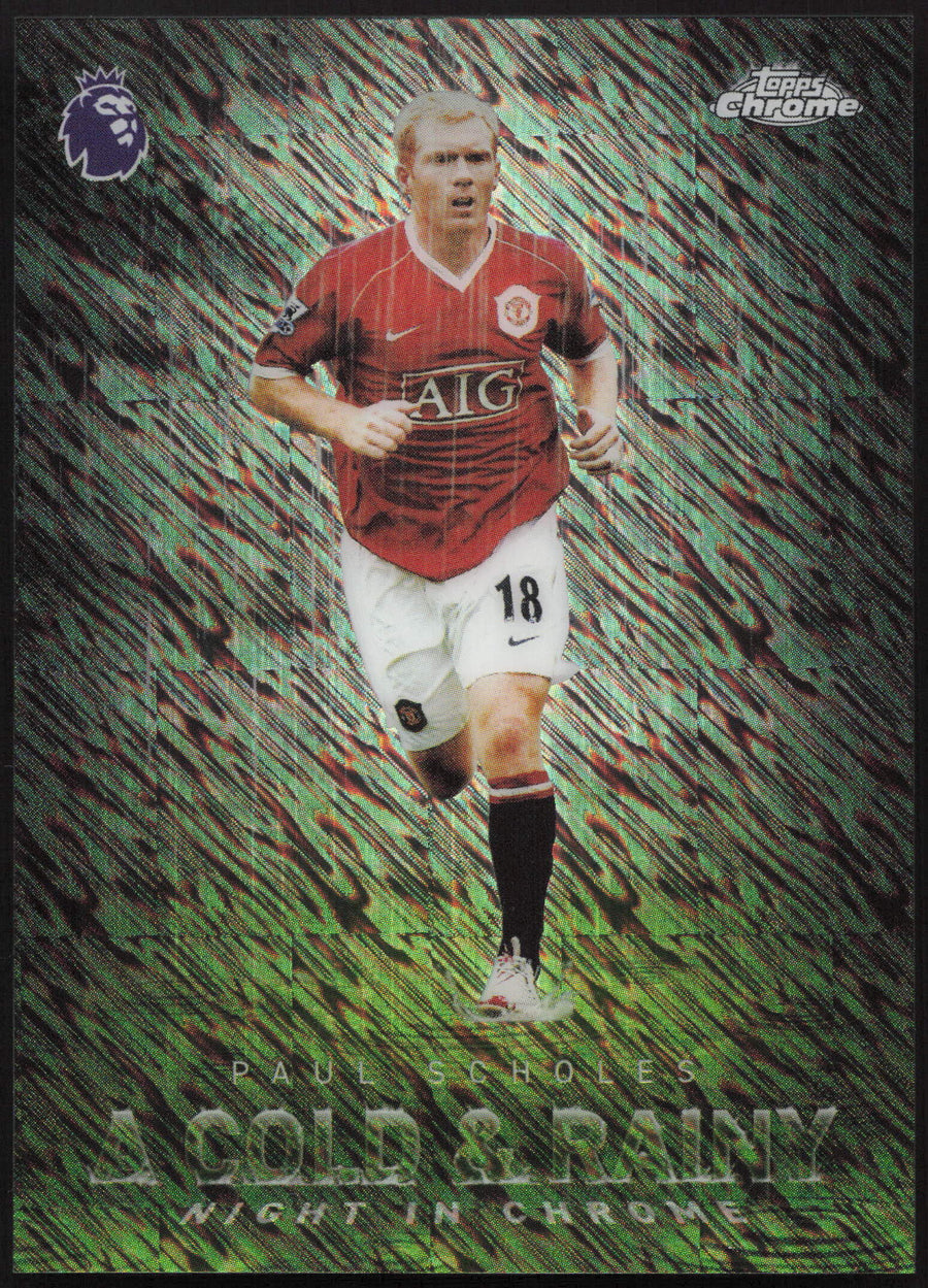 Topps Paul Scholes A Cold And Rainy Night In Chrome CRN-23 Chrome Premier League 2026