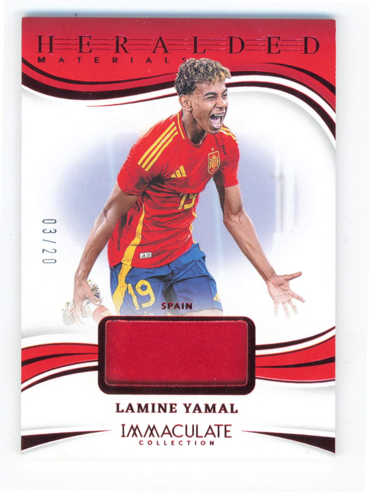 Panini Lamine Yamal Heralded Materials 03/20 HM-LYA Immaculate Collection 2024/25