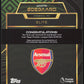 Topps Martin Odegaard Elite Autograph Card 49/75 Premier League Gold 2025/26