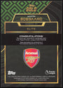 Topps Martin Odegaard Elite Autograph Card 49/75 Premier League Gold 2025/26