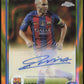 Topps Andres Iniesta Autograph 16/50 CA-AI Chrome UEFA Club Competitions 2024/25