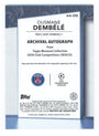 Topps Ousmane Dembele Archival Autograph 23/25 AA-OD Museum Collection UEFA Club Competitions 2024/25