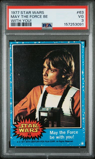 Star Wars May The Force Be With You! #63 1977 PSA 3