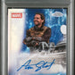Topps Pyro/Aaron Stanford Chrome Autograph #AA-AST 2025 Chrome Marvel Studios PSA 10