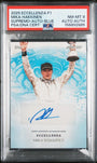 Topps Mika Hakkinen 30/99 Supremo Autograph Blue 2025 Eccellenza Formula 1 PSA 8