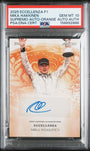 Topps Mikka Hakkinen 19/25 Supremo Autograph Orange 2025 Eccellenza Formula 1 PSA 10