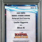 Topps Blind Al/Leslie Uggams Autograph AA-LU 2025 Chrome Marvel Studios PSA 9