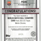 Topps Pedri Merlin Match Ball Signature Card 07/25 MB-P Merlin Chrome 2021/22