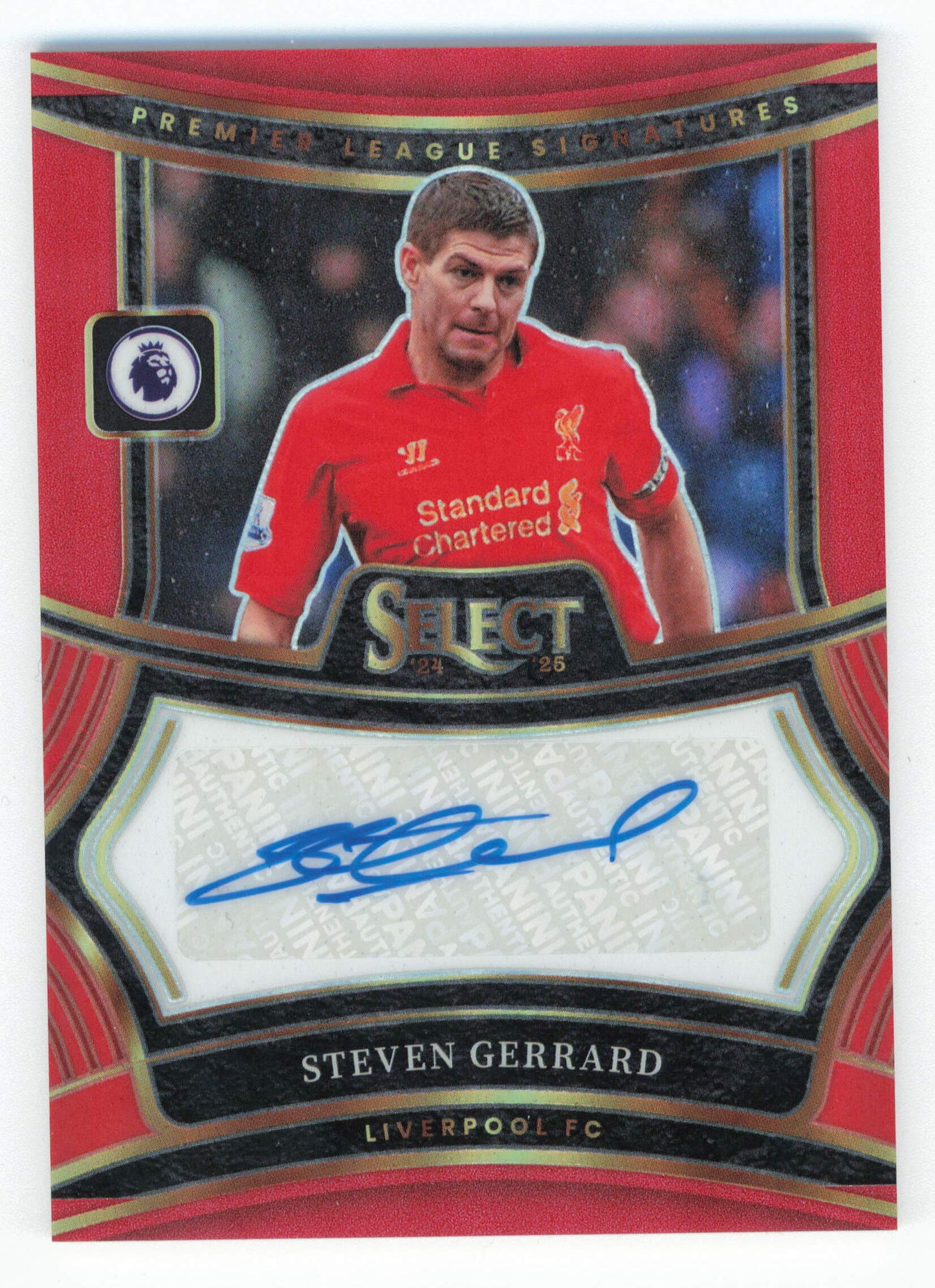 Panini Steven Gerrard Premier League Signatures Red S-SG Select Premier League Soccer 2024/25