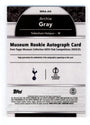 Topps Archie Gray 3/3 RC Autograph Laser MRA-AG Museum Collection UEFA Club Competitions 2024/25