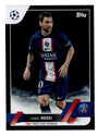 Topps Lionel Messi 5/10 Black Ice #1 Chrome UEFA Club Competitions 2022/23