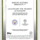 Topps Sergio Aguero 16/25 Legendary Ink Framed Autograph Museum Collection UCC 2024/25