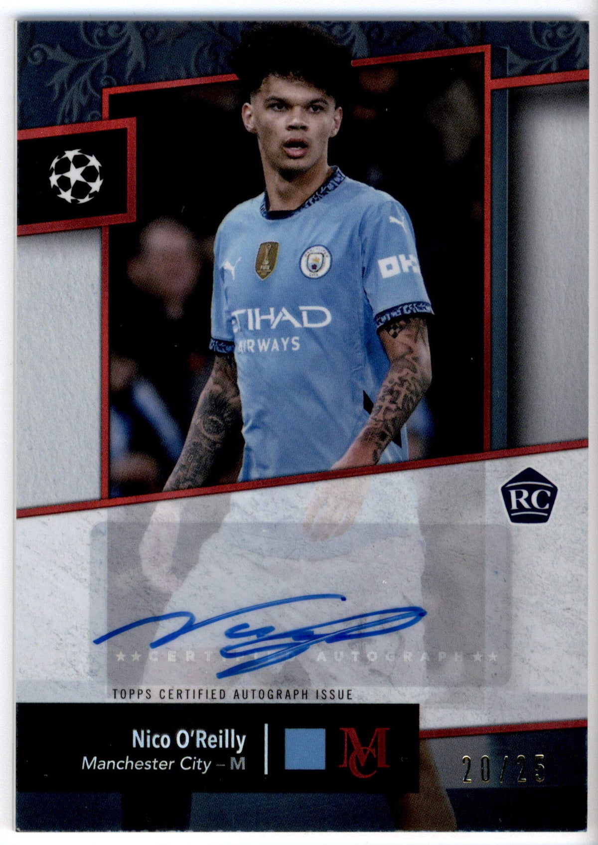Topps Nico O'Reilly 20/25 Archival Auto RC #AANO2 2024-25 Museum Collection UCC
