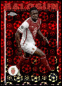 Topps Folarin Balogun 4/5 Logofractor Red #21 2025 Chrome UCC Logofractor