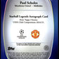 Topps Paul Scholes 22/25 Autograph Starball #SLA-PS 2024-25 Chrome UCC Logofractor