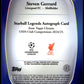 Topps Steven Gerrard 13/25 Orange Autograph Logofractor #SLA-SG 2024-25 Chrome UCC