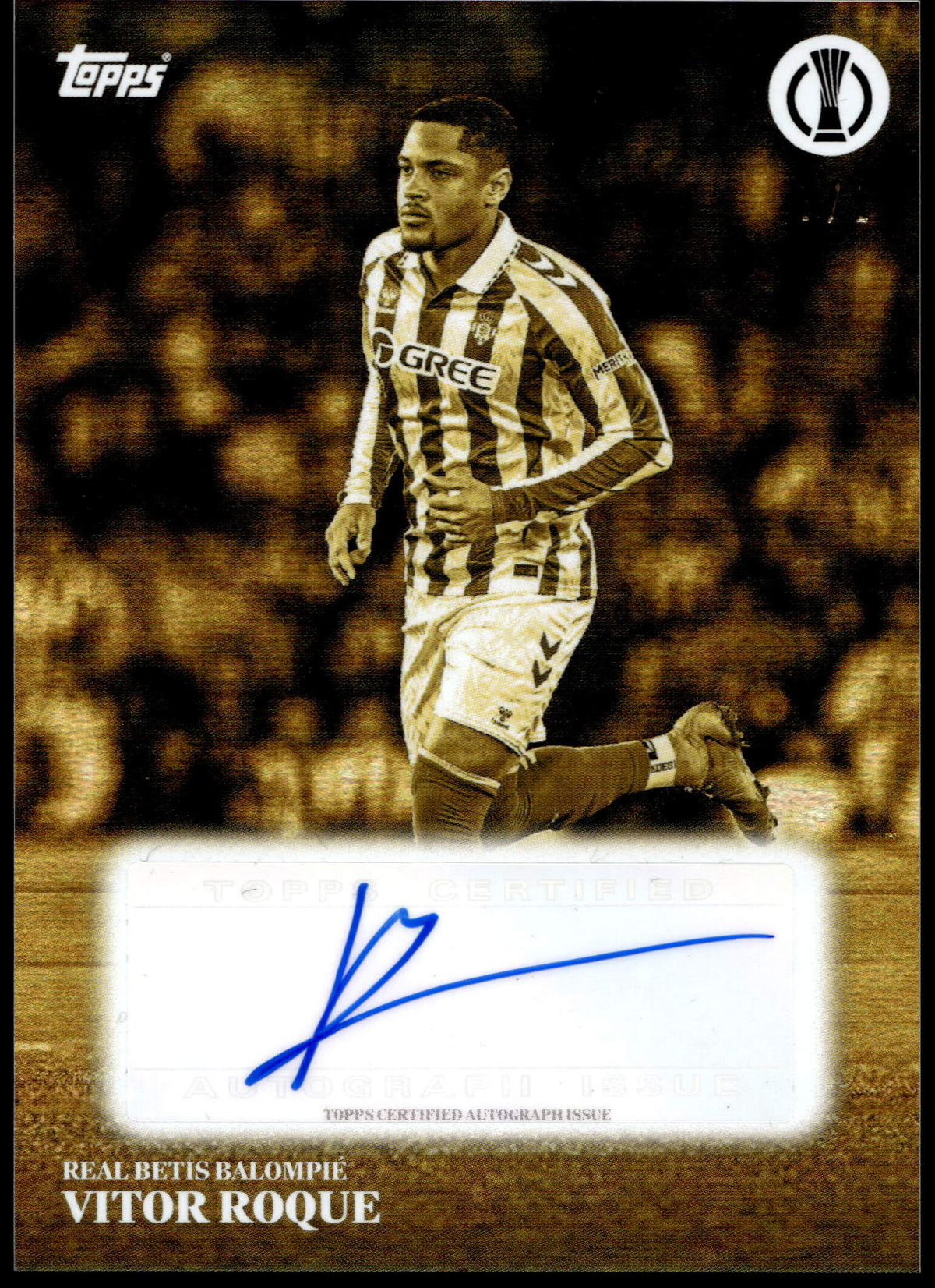 Topps Vitor Roque 1/1 Autograph 2025 UCC SImplicidad