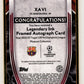 Topps Xavi 03/25 Legendary Ink Framed Autograph LI-XA UEFA Champions League Museum Collection 2022/23