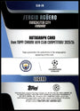 Topps Sergio Aguero 139/150 Blue Autograph CLA-SA 2025/26 Chrome Uefa Club Competitons