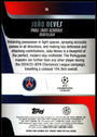 Topps Joao Neves 02/10 Black #14 2025/26 Chrome Uefa Club Competitons Logofractor