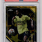 Topps Jude Bellingham 12/30 Black & Gold Starball Refractor #58 2021-22 Chrome UCL PSA 10