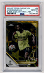 Topps Jude Bellingham 12/30 Black & Gold Starball Refractor #58 2021-22 Chrome UCL PSA 10