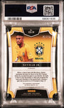 Panini Neymar Jr 16/25 Emerging Stars Signature Neon Green Die Cut #ES-N 2016 Select Soccer PSA 8