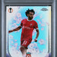 Topps Mohamed Salah Cherry Blossom Refractor #163 2023-24 UCL Japan Edition PSA  9
