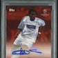 Topps Didier Drogba 03/10 Autograph Red 2020 Lost Rookies PSA 10