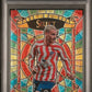 Panini Antoine Griezmann Stained Glass #6 2022 Select La Liga PSA 10