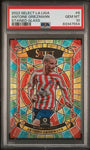 Panini Antoine Griezmann Stained Glass #6 2022 Select La Liga PSA 10