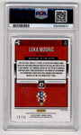 Panini Luka Modric 19/50 Optic Red Velocity #28 2018 Donruss Optic PSA 10