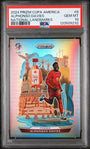 Panini Alphonso Davies National Landmarks #6 2024 Prizm Copa America PSA 10