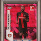 Topps Victor Boniface 1/1 Sapphire Autograph Padparadscha #BCA-VB 2023-24 Chrome Bundesliga Sapphire PSA 9