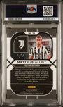 Panini Matthijs De Ligt 1/1 Electric Etch Blue Finite #78 2021-22 Obsidian PSA 10