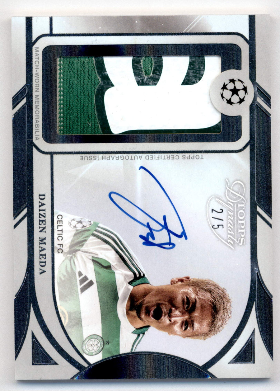 Topps Daizen Maeda Autograph Patch 3/5 APV-DM1 Dynasty Uefa Club Competitions 2024/25