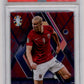Topps Erling Haaland 07/10 Red Black Vaporwave #55 2023 Finest Uefa Road To UEFA EURO 2024 PSA 9